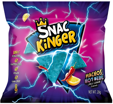 SnacKinger - Nachos Hot Blue 28g